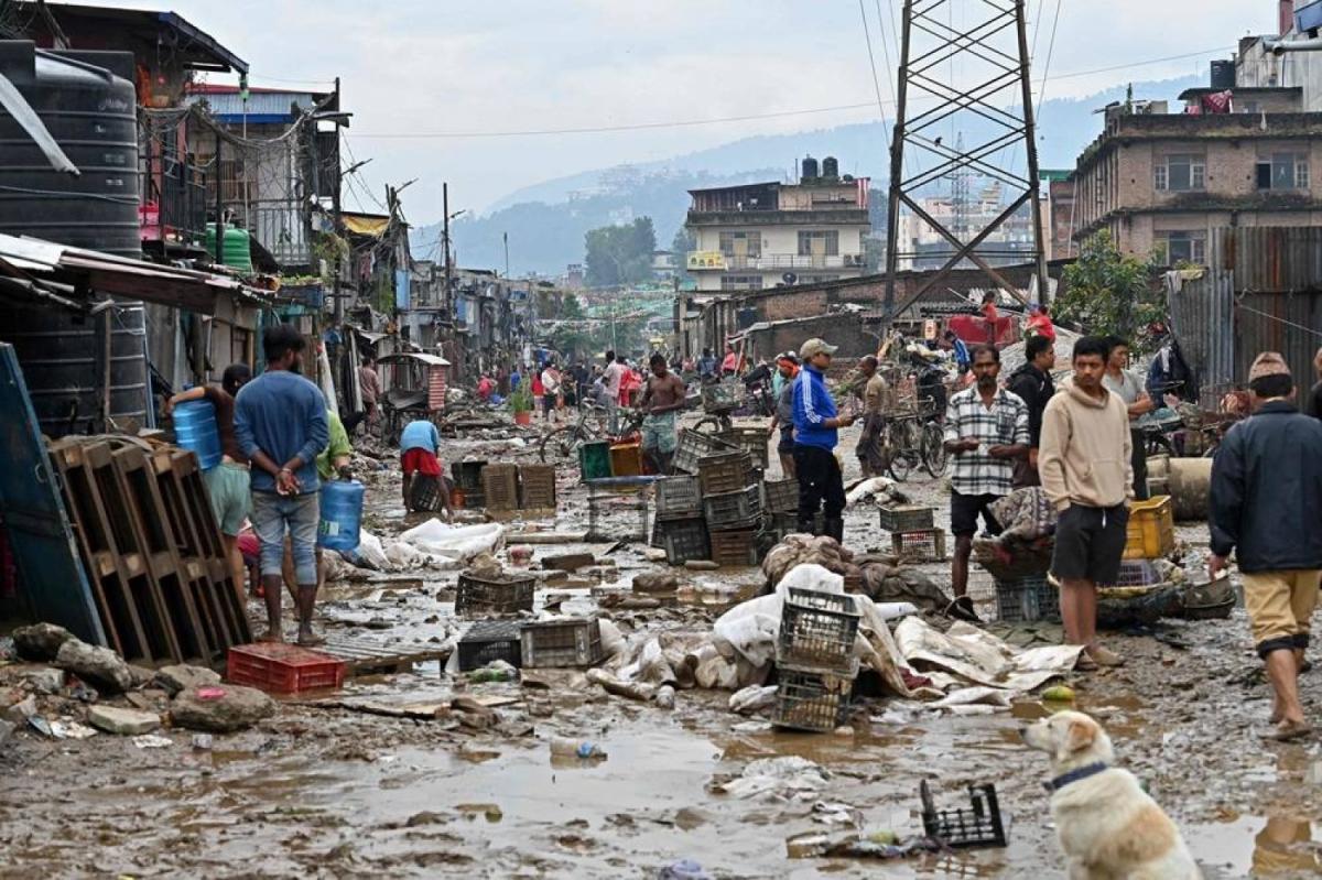 floods in kathmandu climate crisis